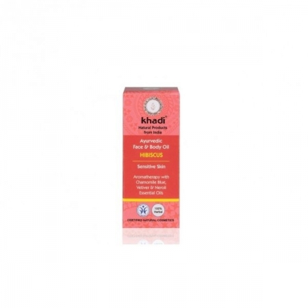 KHADI Ajurwedyjski olejek do twarzy i ciała z Hibiskusem 10ml